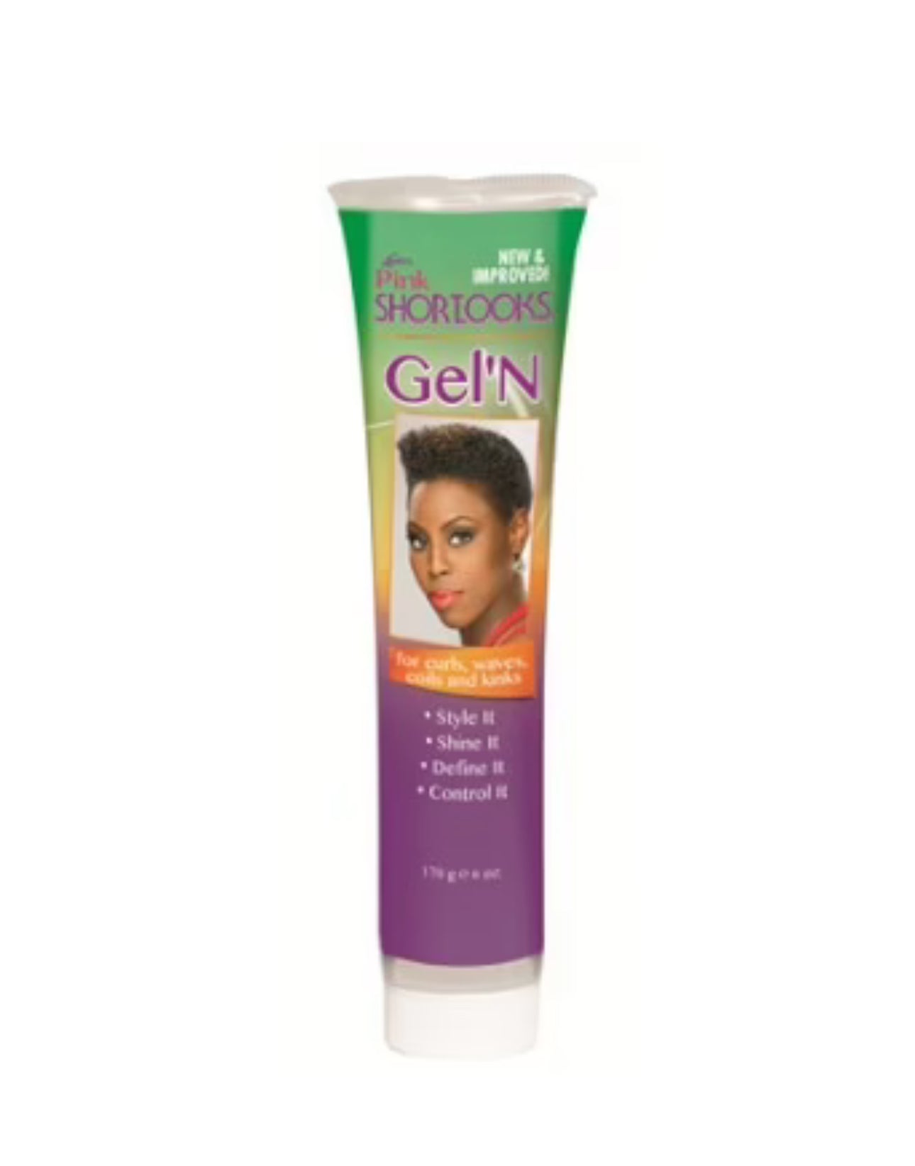Pink ShortLooks Gel'N (Tube) 6 Oz