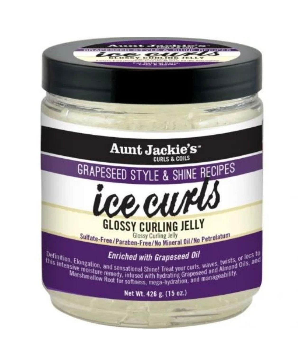 Aunt Jackie's Grapeseed Ice Curls Glossy Curling Jelly 15oz