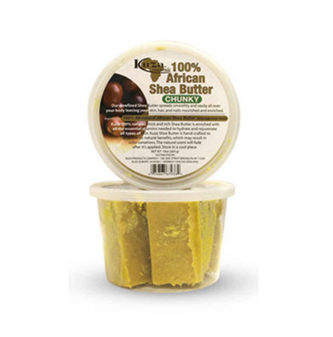 Kuza African Sheabutter Chunky Yellow 10oz