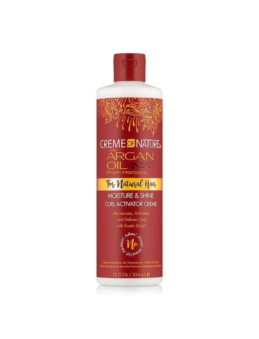 Creme Of Nature Argan Oil For Natural Hair Moisture & Shine Curl Activator Creme 354ml