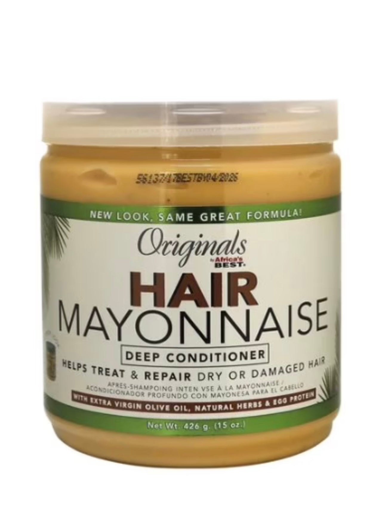 Africa's Best Organics Olive Oil Hair Mayonnaise 15oz