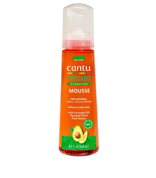 Cantu Avocado Hydrating Styling Mousse 8.4oz