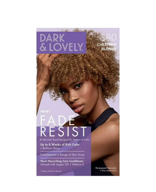 Dark And Lovely Fade Resist Hair Color - 380 Chestnut Blonde