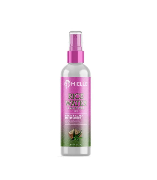 Mielle Rice Water & Aloe Braid & Scalp Moisturizer 8oz