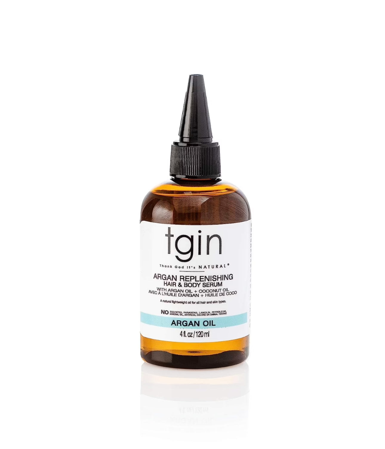 TGIN Argan Replenishing Hair & Body Serum 4 oz