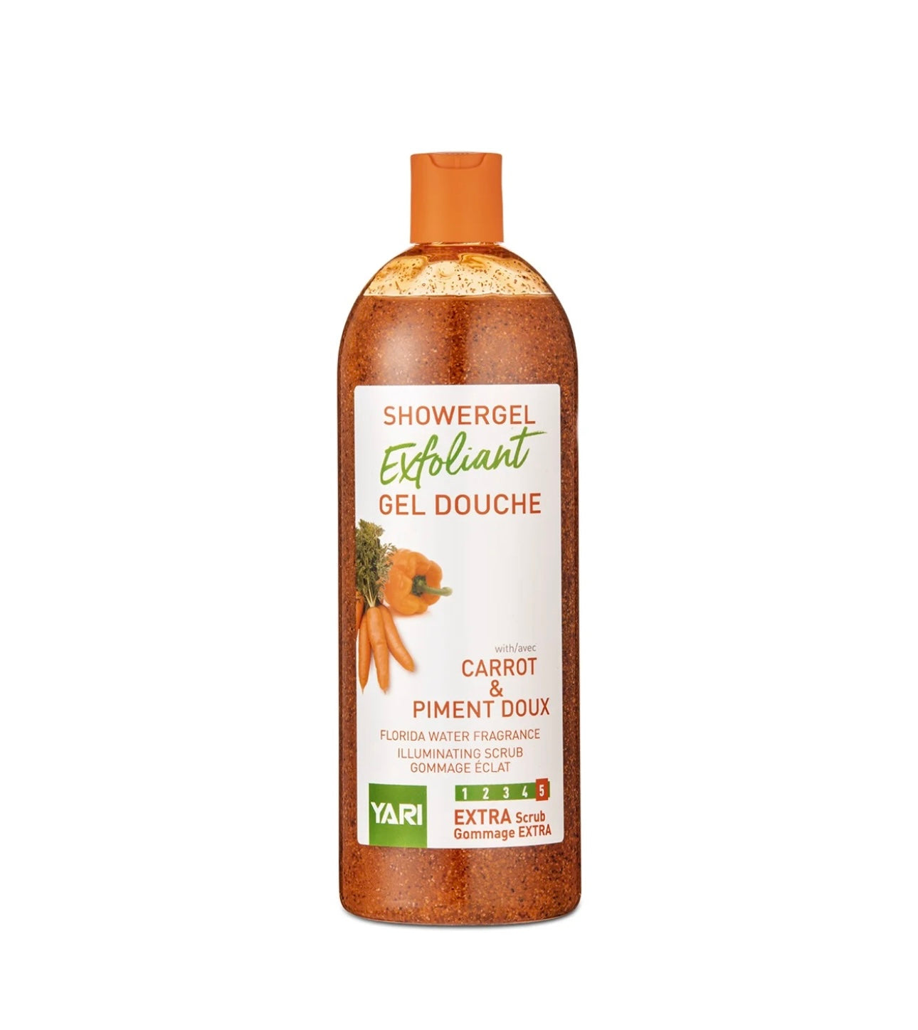 Yari Exfoliant Showergel Carrot & Piment Doux 1000ml