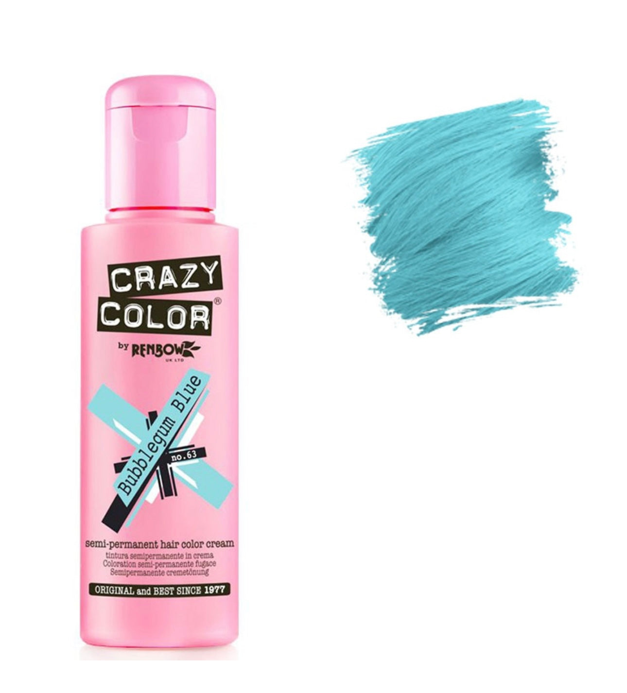 Crazy Color 63 Bubblegum Blue 100ml
