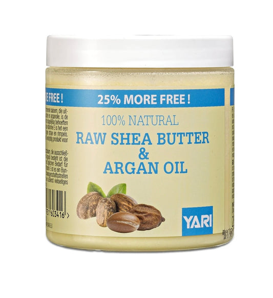 Yari 100% Raw Shea Butter & Argan Oil 250ml