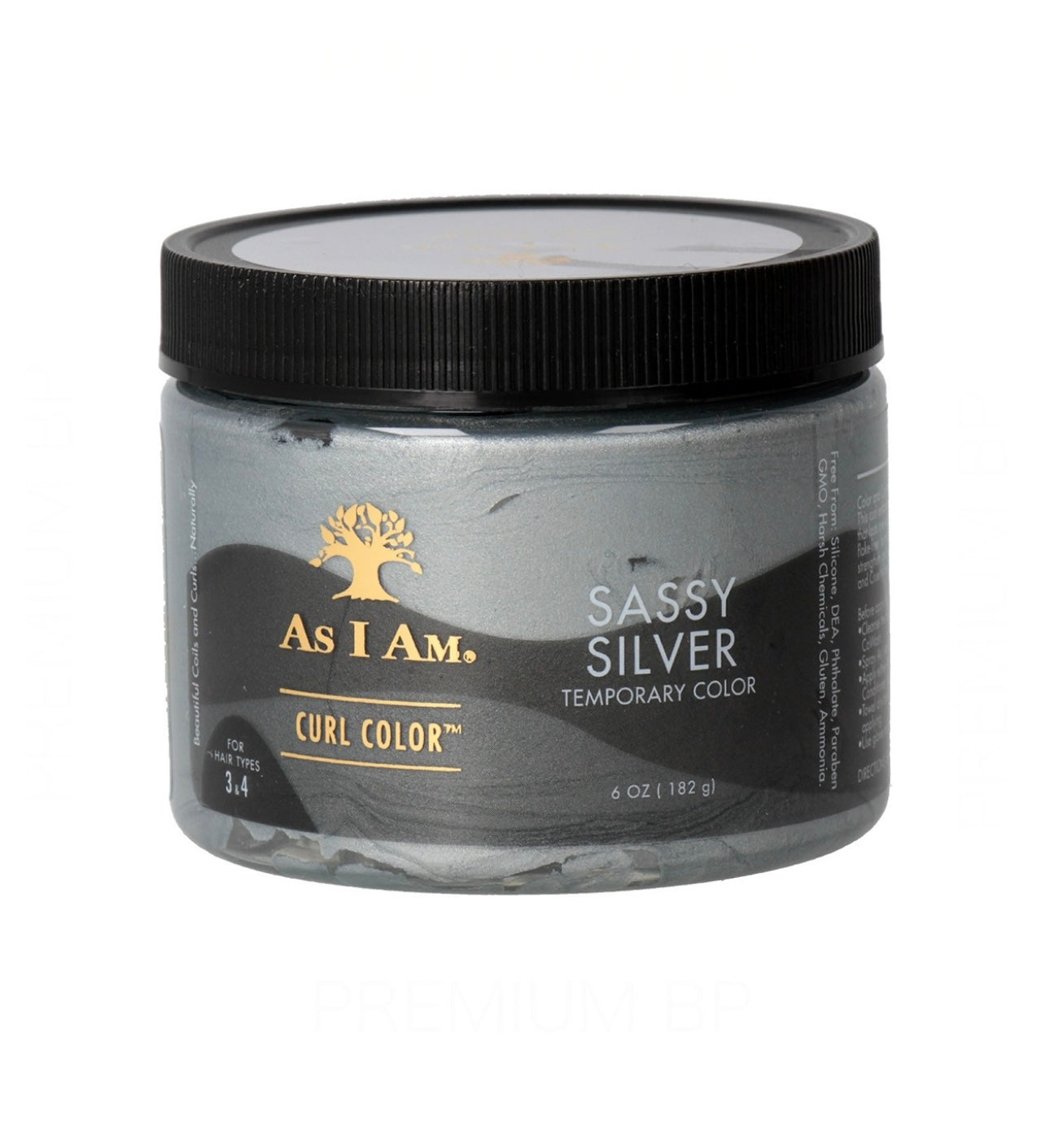As I Am Curl Color Sassy Silver 6oz