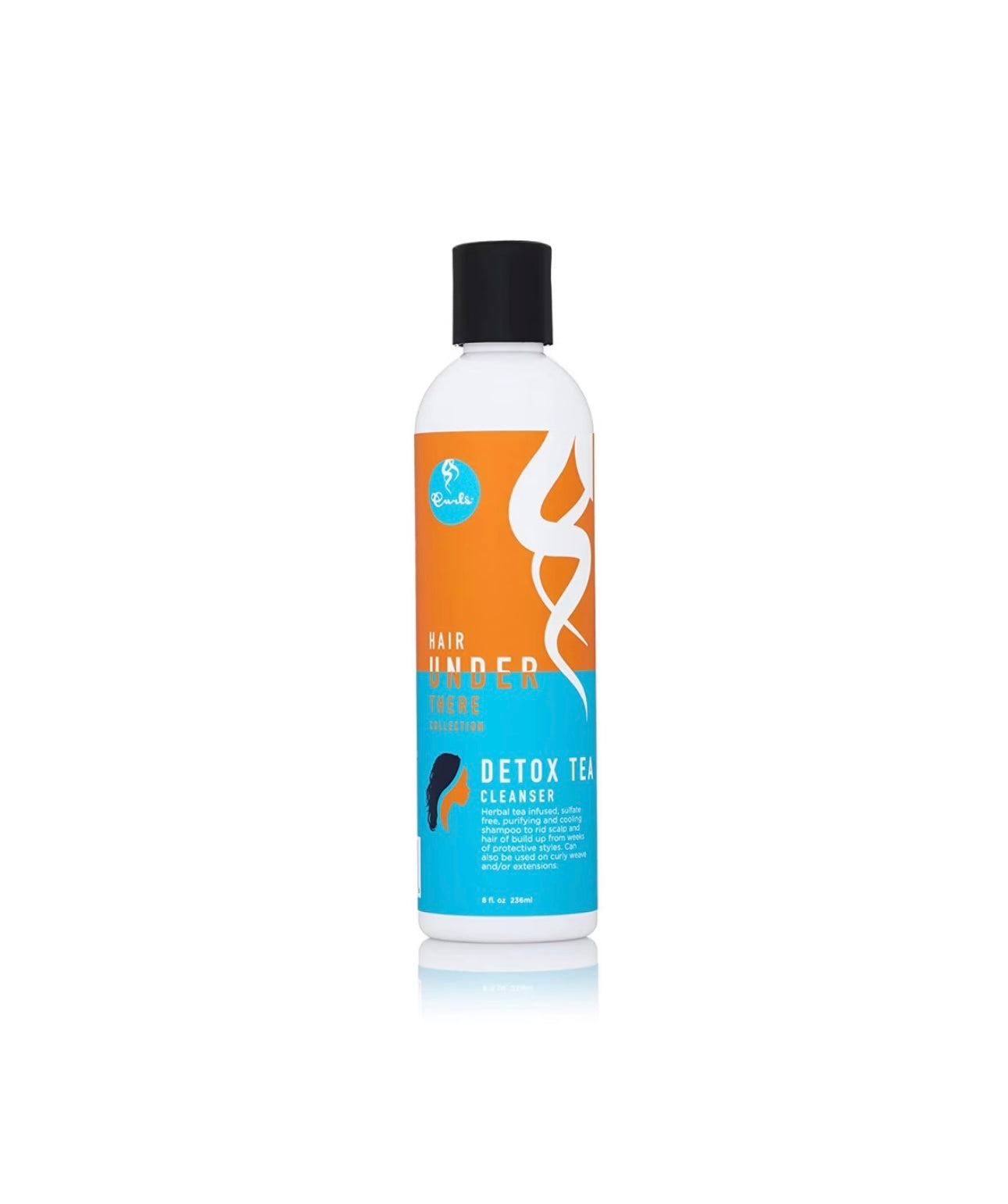 Curls Hair Under There Detox Tea Cleansing Shampoo 8oz