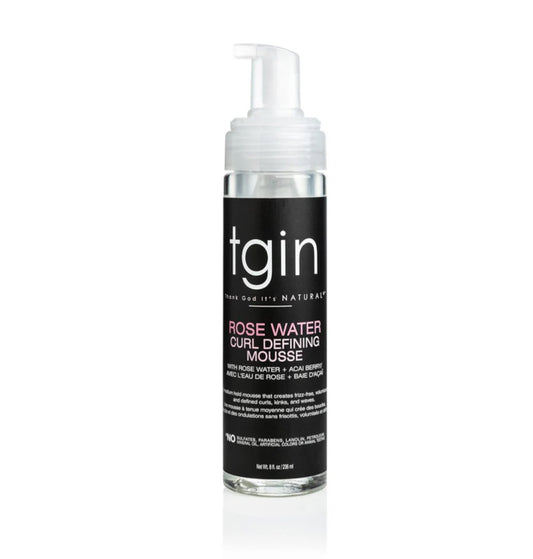 TGIN Rose Water Curl Defining Mousse